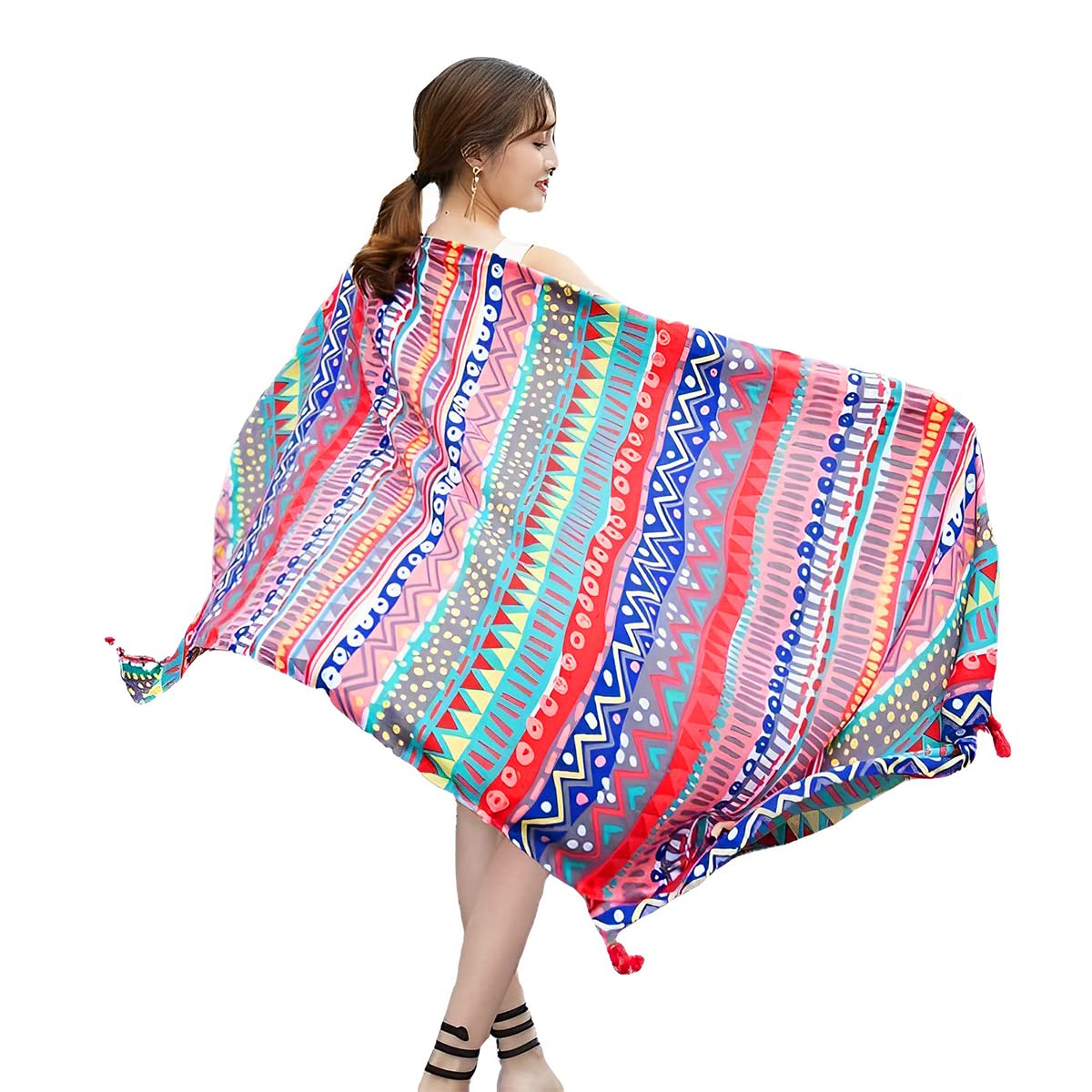 PALAY Long Shawl for Women Satin Silk-Like Scarf Soft Wraps, Stylish Print Oversize Sun Protection Travel Exotic Beach Coverups Scarves (180 * 90cm) PALAY Long Shawl for Women Satin Silk-Like Scarf Soft Wraps, Stylish Print Oversize Sun Protection Travel Exotic Beach Coverups Scarves (180 * 90cm)